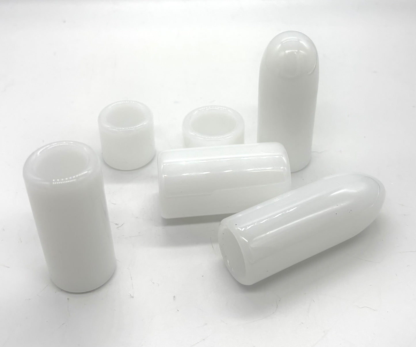 Glass Guitar Slide - Torpedo Tip - Snow