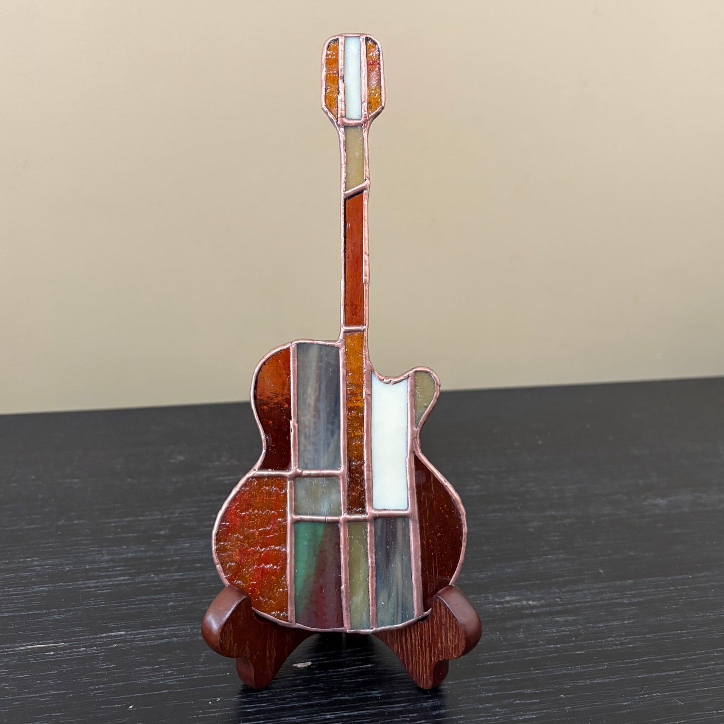 Stained Glass Guitar Copper