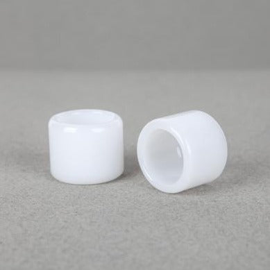 Glass Guitar Slide - Mini - "Snow"