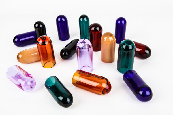 Glass Guitar Slide - Marble Tip - "Kryptonite"