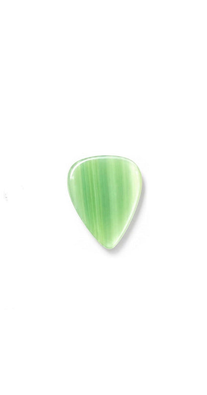 Glass Guitar Pick - Key Lime