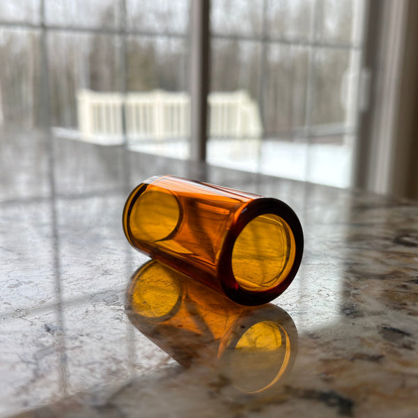 Glass Guitar Slide Autumn Fire