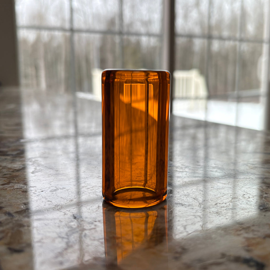 Glass Guitar Slide Autumn Fire