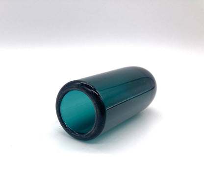 Glass Guitar slide - Marble Tip - Ocean Blue