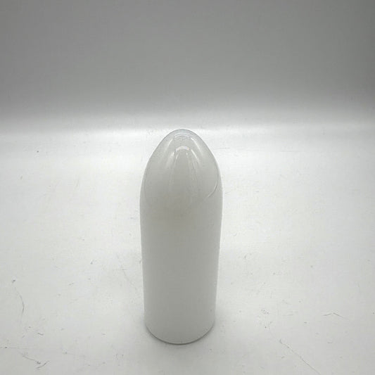 Glass Guitar Slide - Torpedo Tip - Snow