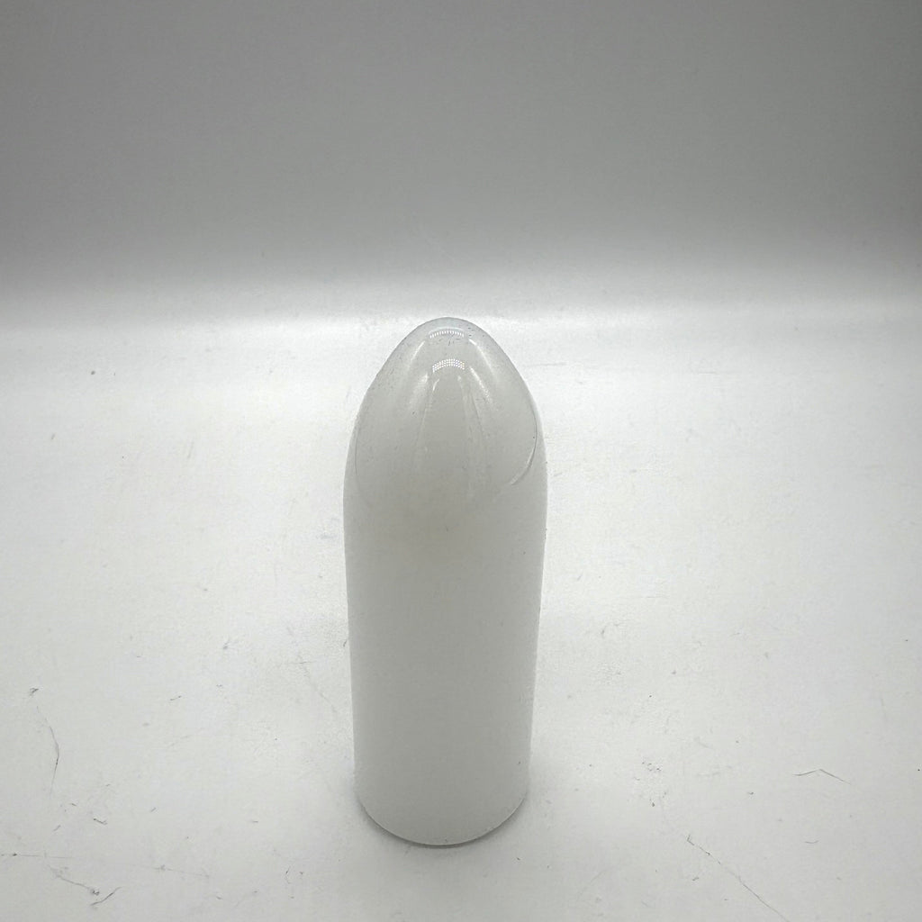 Glass Guitar Slide - Torpedo Tip - "Snow"