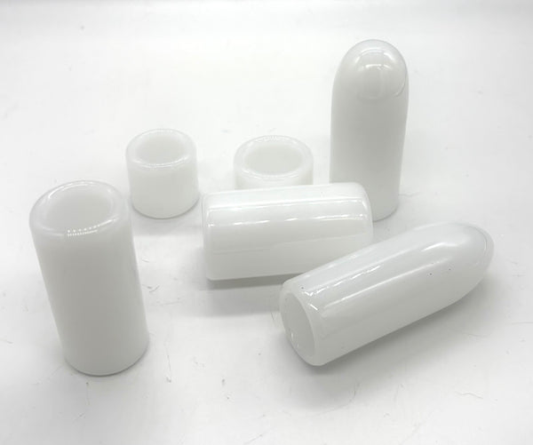 Glass Guitar Slide - Torpedo Tip - "Snow"