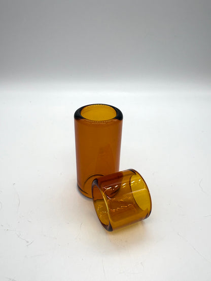 Glass Guitar Slide Autumn Fire