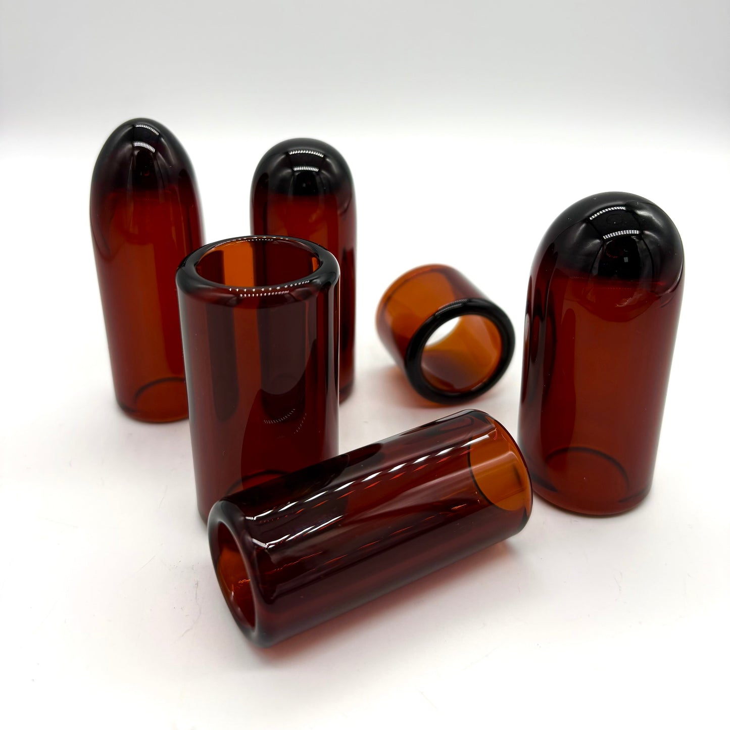 Glass Guitar Slide - Torpedo Tip - Root Beer