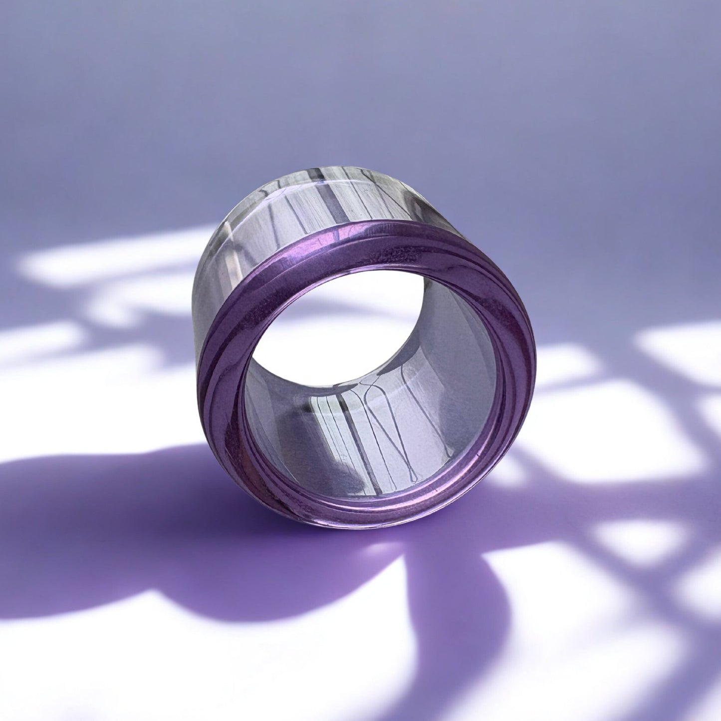 Glass Guitar Slide - Mini - Purple Rain