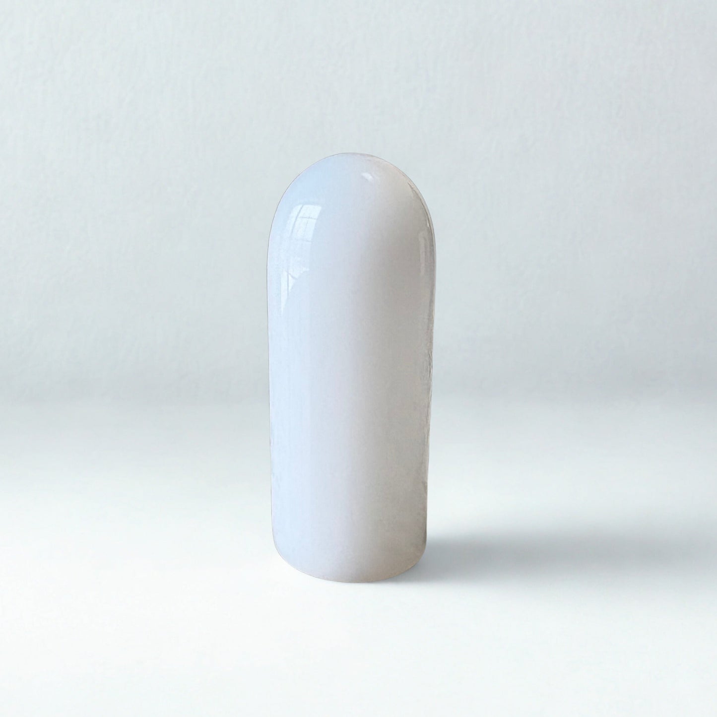 Glass Guitar Slide - Marble Tip - Snow