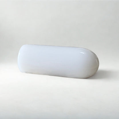 Glass Guitar Slide - Marble Tip - Snow