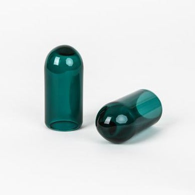 Glass Guitar slide - Marble Tip - Ocean Blue
