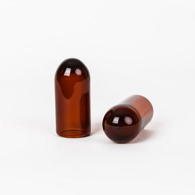 Glass Guitar Slide - Marble Tip - Root Beer