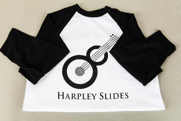 Baseball T-Shirt - Harpley Slides - White/Black