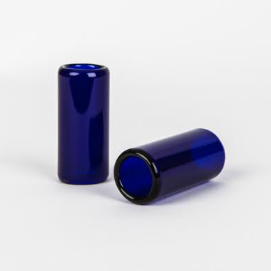Glass Guitar Slide - Brilliant Blue
