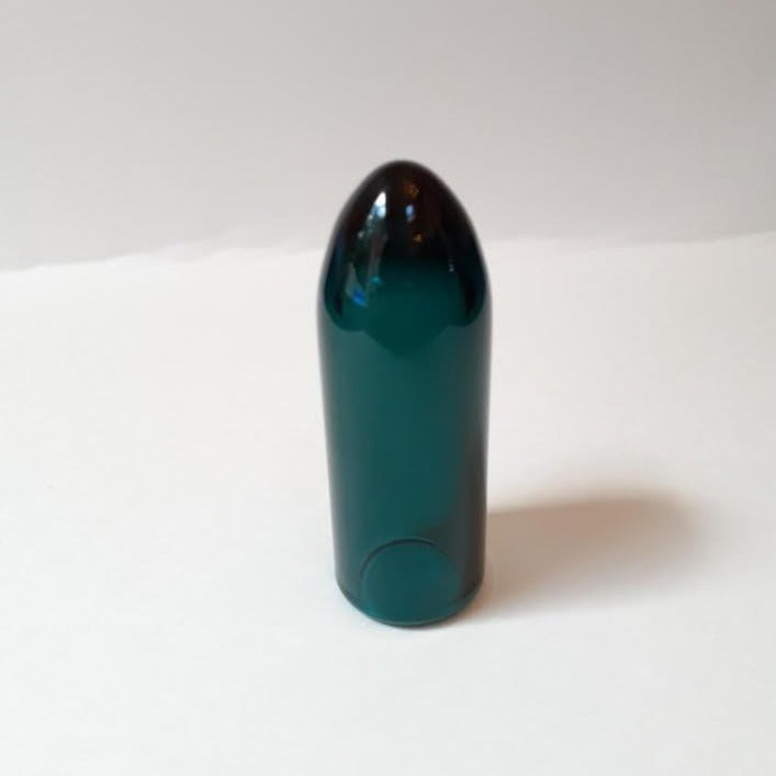 Glass Guitar Slide - Torpedo Tip - Ocean Blue