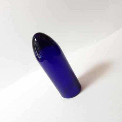 Glass Guitar Slide - Torpedo Tip - Brilliant Blue